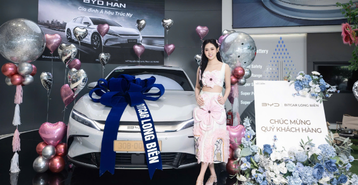 Á hậu Trúc Ny chọn BYD Han trở thành “người bạn” cho gia đình mình